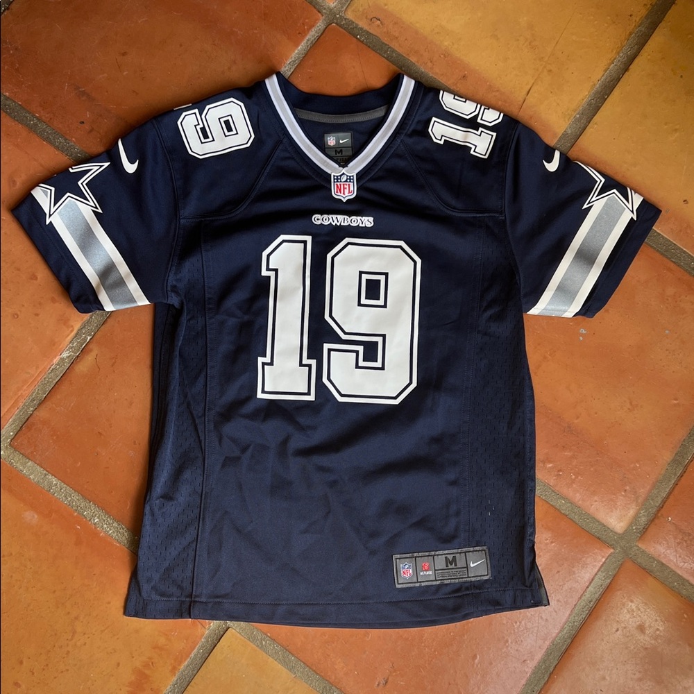 NFL Nike Dallas Cowboys Navy and Silver Jersey